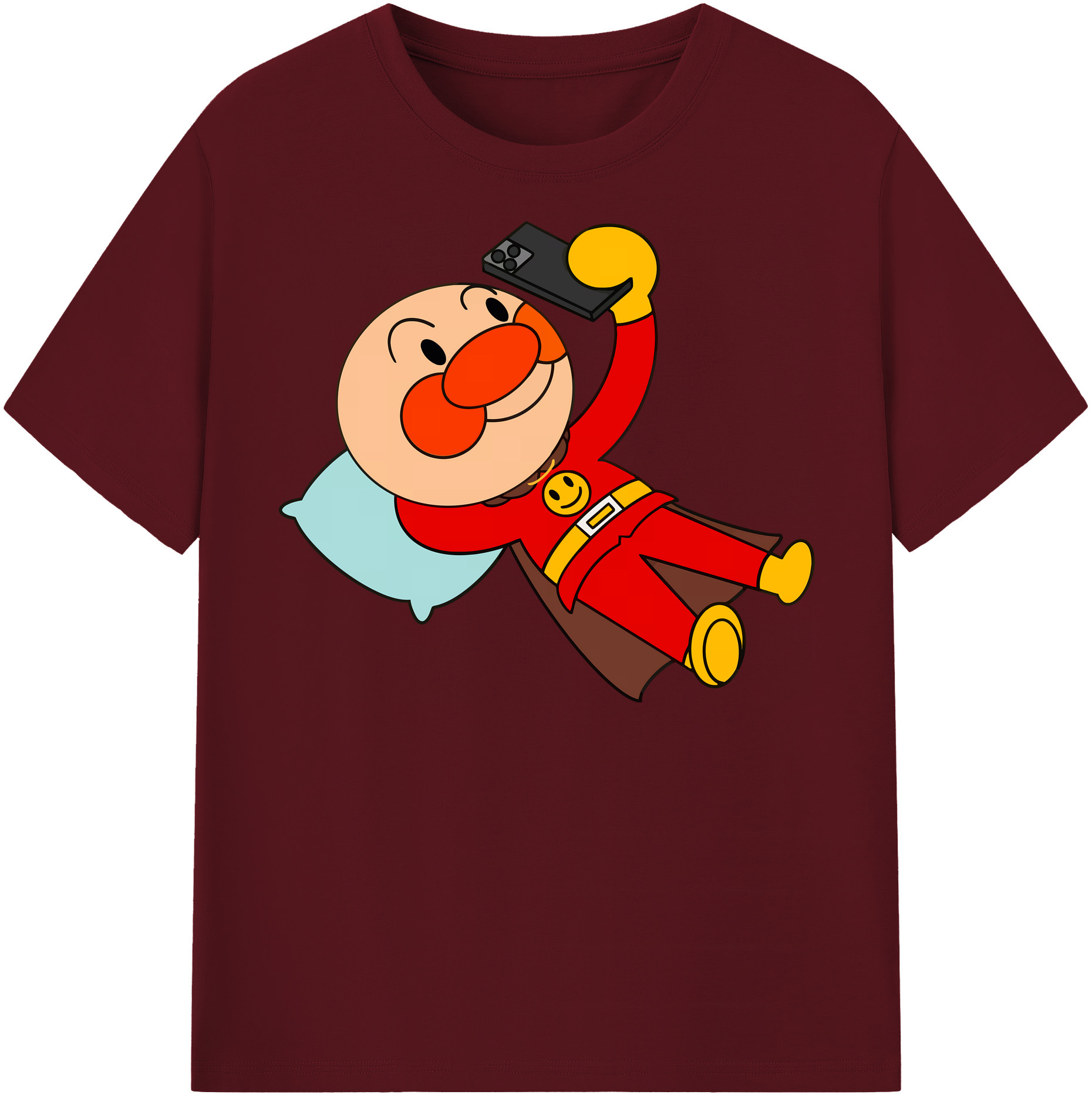（画像用） アンパンマン Anpanman 綿100％半袖Tシャツ（フロントプリント）